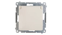 Simon 54 Gniazdo pojedyncze z/u 16A IP44 kremowe DGZ1BUZ.01/41