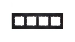 Berker B.7 Ramka antracyt 4-krot. Szklana 10146616