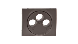 SISTENA LIFE Plakietka gniazd RTV/SAT choco 771273