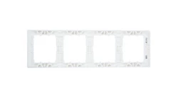 SISTENA LIFE Ramka poczwórna pionowa arctic 771008