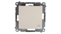 Simon 54 Łącznik krzyżowy, szybkozłącza, kremowy DW7.01/41