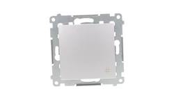 Simon 54 Łącznik krzyżowy, szybkozłącza, srebrny mat DW7.01/43