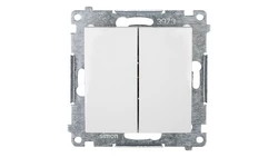 Simon 54 Łącznik świecznikowy, szybkozłącza, biały DW5.01/11