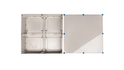 Obudowa pusta Mi, IP 65, wlk.8 - 600x600x170, pokrywa nieprzezroczysta Mi 0801 2000013