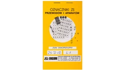 Znaki samoprzylepne ZS D12/L1 E04ZP-02030400500