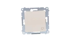 Simon 54 Przycisk /dzwonek/, szybkozłącza, kremowy DD1.01/41