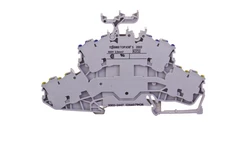 Złączka szynowa 2-pietrowa 4-przewodowa 2,5mm2 szara N/PE 2002-2447 TOPJOBS /50szt./