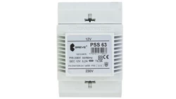 Transformator 1-fazowy modułowy bezpieczeństwa PSS 63 230/ 12V 5,2A, na szynę DIN, IP30, Ta 40, 16012-9976