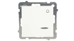 AS Przycisk /dzwonek/ z podświetleniem ecru ŁP-6GS/m/27