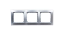 IMPRESJA Ramka potrójna srebrna R-3Y/18