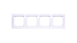 IMPRESJA Ramka poczwórna biała R-4Y/00