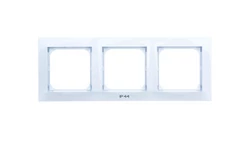 IMPRESJA Ramka potrójna do łączników IP44 biała RH-3Y/00