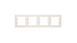 ASFORA Ramka poczwórna pozioma kremowa EPH5800423
