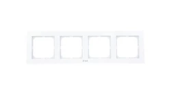 AS Ramka poczwórna do łączników IP44 biała RH-4G/00