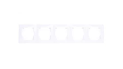 CARLA Ramka pięciokrotna biała 1775-00