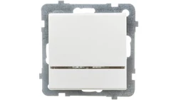 SONATA Łącznik pojedynczy z podświetleniem ecru ŁP-1RS/m/27