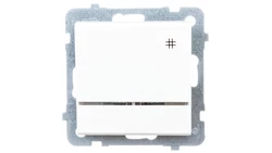 SONATA Łącznik krzyżowy z podświetleniem ecru ŁP-4RS/m/27