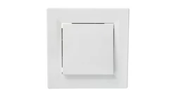 Łącznik Asfora pojedynczy dwubiegunowy biały z ramką EPH0200121