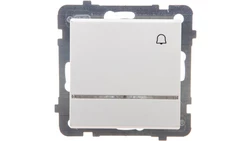 SONATA Przycisk /dzwonek/ z podświetleniem ecru ŁP-6RS/m/27