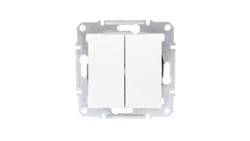 ASFORA Łącznik świecznikowy bez ramki biały EPH0301421