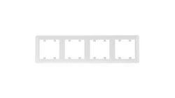 Lumina Soul Ramka poczwórna pionowa biała WL5140