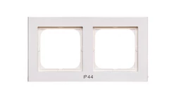 SONATA Ramka podwójna do łączników IP44 ecru RH-2R/27