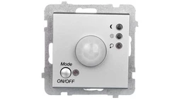 SONATA Elektroniczny czujnik ruchu srebro mat ŁP-16R/m/38