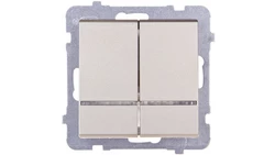 SONATA Łącznik świecznikowy z podświetleniem szampański złoty ŁP-2RS/m/39