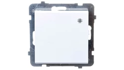 SONATA Łącznik krzyżowy biały ŁP-4R/m/00