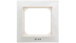 IMPRESJA Ramka pojedyncza do łączników IP44 ecru RH-1Y/27