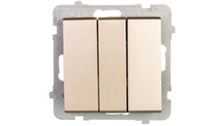 SONATA Łącznik potrójny szampański złoty ŁP-13R/m/39