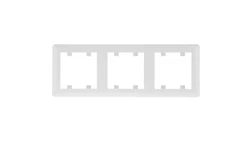 Lumina Soul Ramka potrójna pionowa biała WL5130