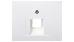 K.1 Element centralny do gniazda UAE RJ11 RJ12 RJ45 kat.3, 5e, 6 45st śnieżnobiały 14077009