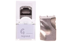 MOSAIC Gniazdo komputerowe pojedyncze RJ45 kat.6 STP białe 076563