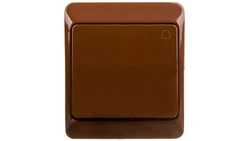 Hermes łącznik przycisk hermetyczny dzwonek 10A IP44 brązowy 0337-06