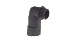 Dławnica poliamidowa kątowa do rur osłonowych PG16 IP54 czarna FKD 16 BK E03DK-07050101411