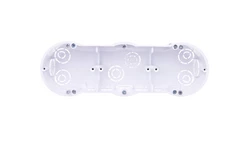 Puszka podtynkowa potrójna 60mm regips biała PKw-3 13.73