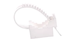 Uchwyt paskowy biały UP-30 12.102 /50szt./