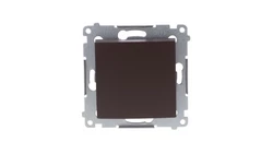 Simon 54 Łącznik pojedynczy, szybkozłącza, brąz mat DW1.01/46