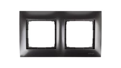 Simon 54 Premium Ramka podwójna antracyt DR2/48