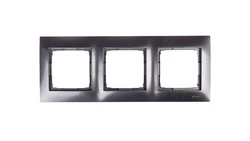 Simon 54 Premium Ramka potrójna antracyt /do karton-gips/ DRK3/48