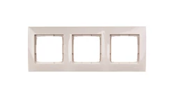 Simon 54 Premium Ramka potrójna kremowa /do karton-gips/ DRK3/41