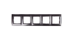 Simon 54 Premium Ramka pięciokrotna antracyt DR5/48