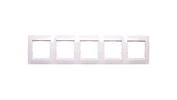 Simon 54 Premium Ramka pięciokrotna biała /do karton-gips/ DRK5/11