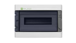 Rozdzielnica hermetyczna EP-LUX natynkowa 1x12 1500V DC 1000V AC PE+N dymny IP65 1954-01