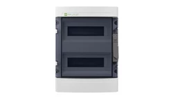 Rozdzielnica hermetyczna EP-LUX natynkowa 2x12 1500V DC1000V AC PE+N dymny IP65 1956-01