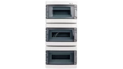 Rozdzielnica hermetyczna EP-LUX RN 3x12 1000V AC 1500V DC PE+N dymny IP65 1958-01