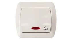 Simon Akord Przycisk /dzwonek/ beżowy AD1L/12