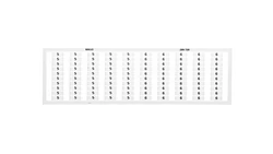 Ramka z oznacznikami 50x 5/6 209-720 /5szt./