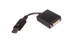 Kabel połączeniowy DisplayPort 1.1a Typ DP/DVI-I(24+5), M/Ż czarny 0,15m